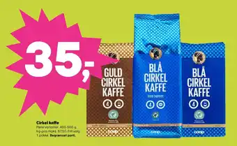 SuperBrugsen Cirkel kaffe tilbud