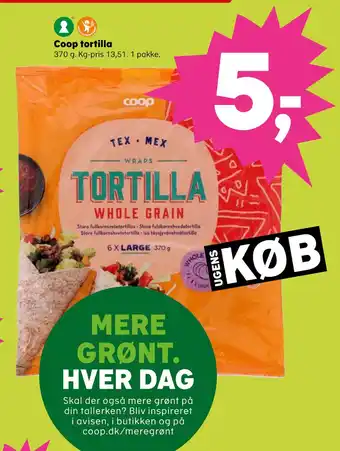 SuperBrugsen Coop tortilla tilbud