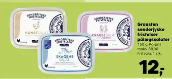 SuperBrugsen Graasten sønderjyske fristelser pålægssalater tilbud