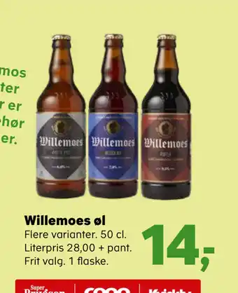 SuperBrugsen Willemoes øl tilbud