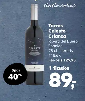 SuperBrugsen Torres Celeste Crianza tilbud