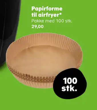 SuperBrugsen Papirforme til airfryer tilbud