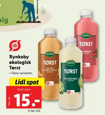 Lidl Rynkeby økologisk Tørst tilbud