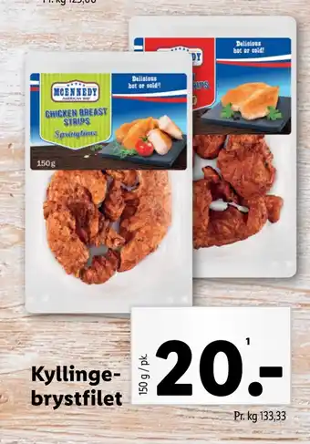 Lidl Kyllingebrystfilet tilbud
