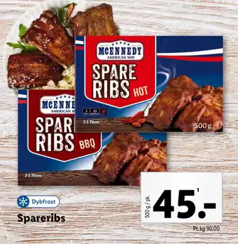 Lidl Spareribs tilbud