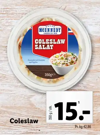 Lidl Coleslaw tilbud