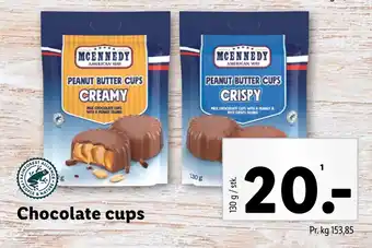 Lidl Chocolate cups tilbud