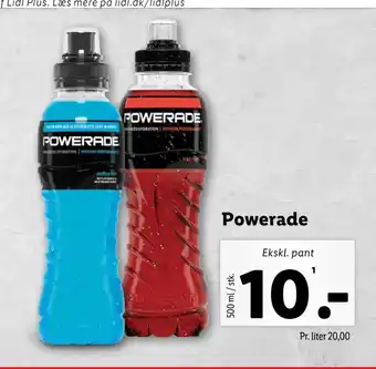 Lidl Powerade tilbud