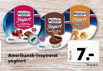Lidl Amerikansk-inspireret yoghurt tilbud