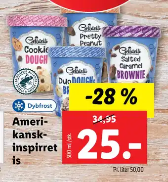 Lidl Amerikanskinspirret is tilbud