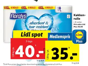 Lidl Køkkenrulle tilbud