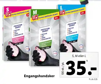Lidl Engangshandsker tilbud