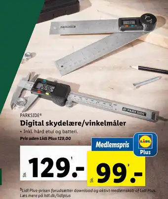 Digital skydelære/vinkelmåler