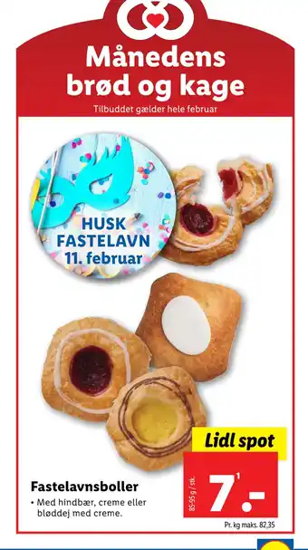 Lidl Fastelavnsboller tilbud