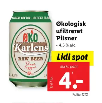 Økologisk ufiltreret Pilsner