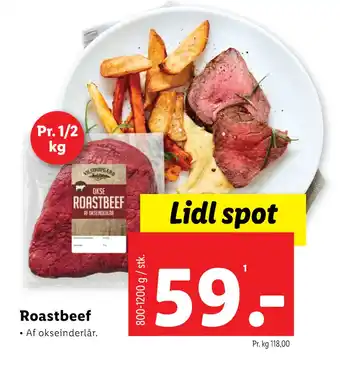 Lidl Roastbeef tilbud
