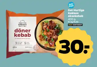 Det Hurtige Køkken oksekebab
