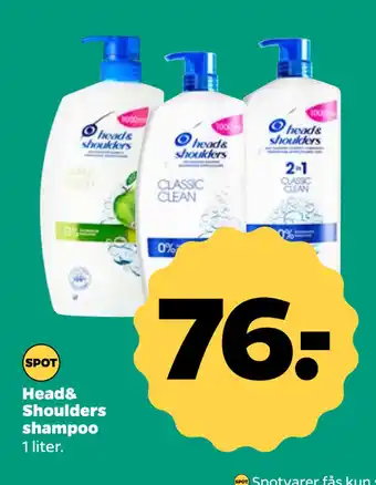 Netto Head& Shoulders shampoo tilbud