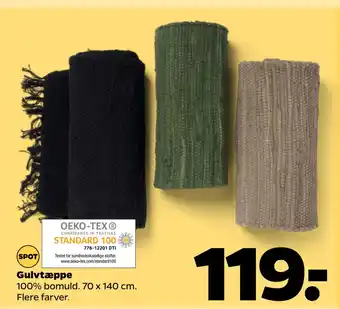 Netto Gulvtæppe tilbud