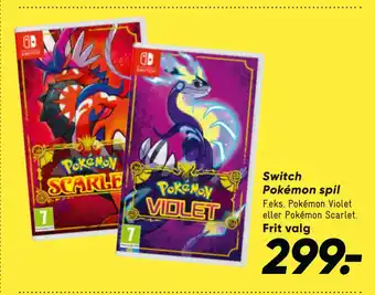 Bilka Switch Pokémon spil tilbud