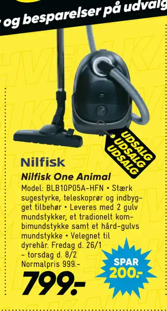 Bilka Nilfisk One Animal tilbud