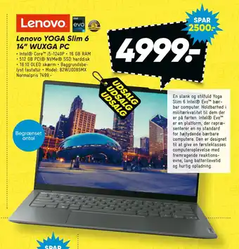 Lenovo YOGA Slim 6 14” WUXGA PC