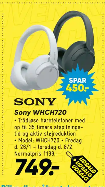 Bilka Sony WHCH720 tilbud