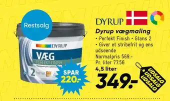 Bilka Dyrup vægmaling tilbud