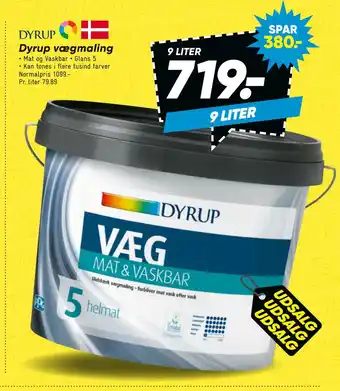 Bilka Dyrup vægmaling tilbud