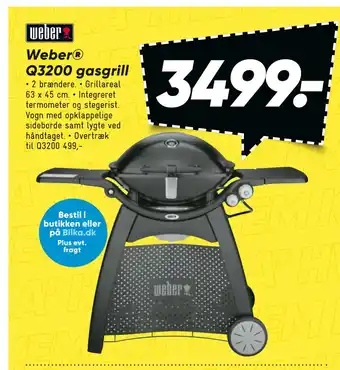 Bilka Weber Q3200 gasgrill tilbud