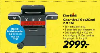 Bilka Char-Broil Gas2Coal 2.0 330 tilbud