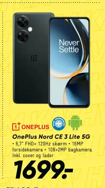 Bilka OnePlus Nord CE 3 Lite 5G tilbud