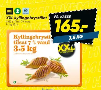 Bilka XXL kyllingebrystfilet tilbud