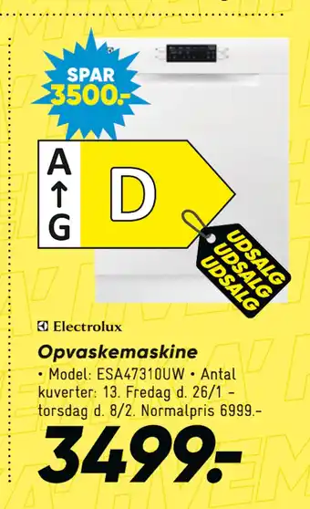 Bilka Opvaskemaskine tilbud