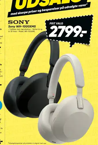 Bilka Sony WH-1000XM5 tilbud