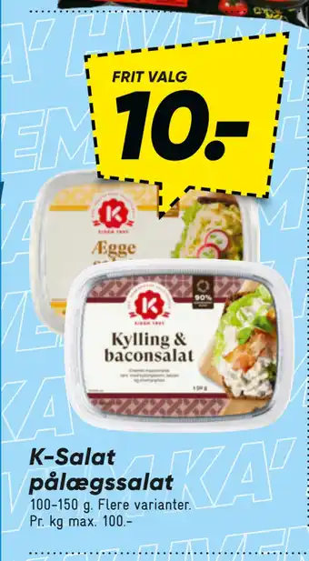Bilka K-Salat pålægssalat tilbud