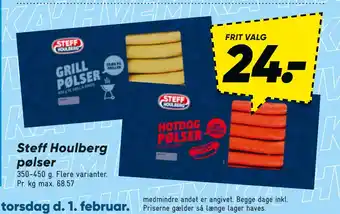 Bilka Steff Houlberg pølser tilbud