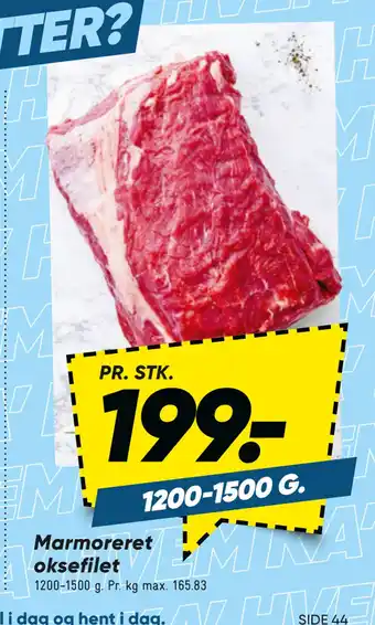 Bilka Marmoreret oksefilet tilbud