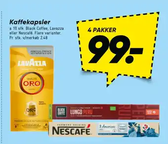 Bilka Kaffekapsler tilbud