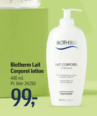 Føtex Biotherm Lait Corporel lotion tilbud