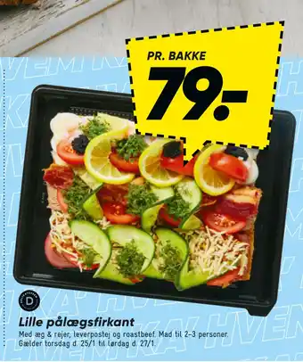 Bilka Lille pålægsfirkant tilbud