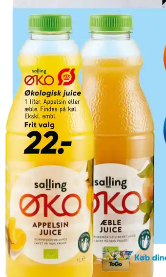 Bilka Økologisk juice tilbud