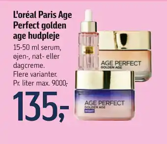 Føtex L'oréal Paris Age Perfect golden age hudpleje tilbud