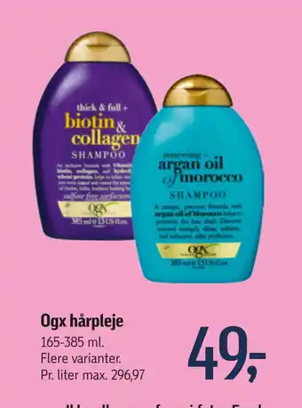 Føtex Ogx hårpleje tilbud