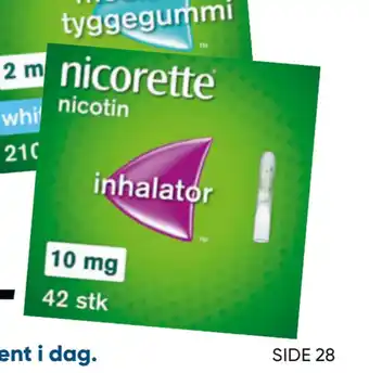 Bilka Nicorette inhalator tilbud