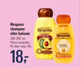 Føtex Respons shampoo eller balsam tilbud