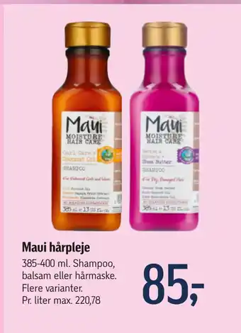 Føtex Maui hårpleje tilbud