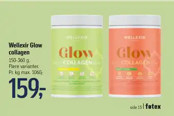 Føtex Wellexir Glow collagen tilbud