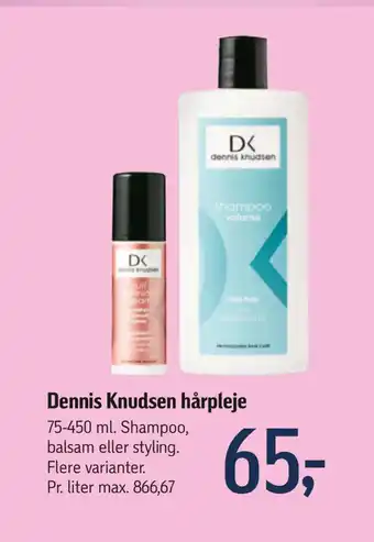 Føtex Dennis Knudsen hårpleje tilbud