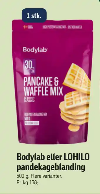 Føtex Bodylab eller LOHILO pandekageblanding tilbud